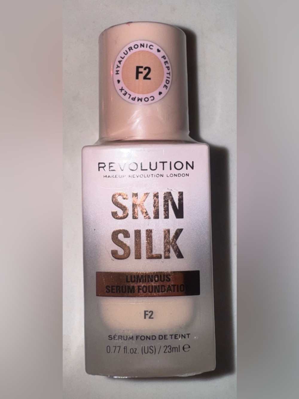 Revolution Skin Silk Luminous Serum Foundation - Shade F2